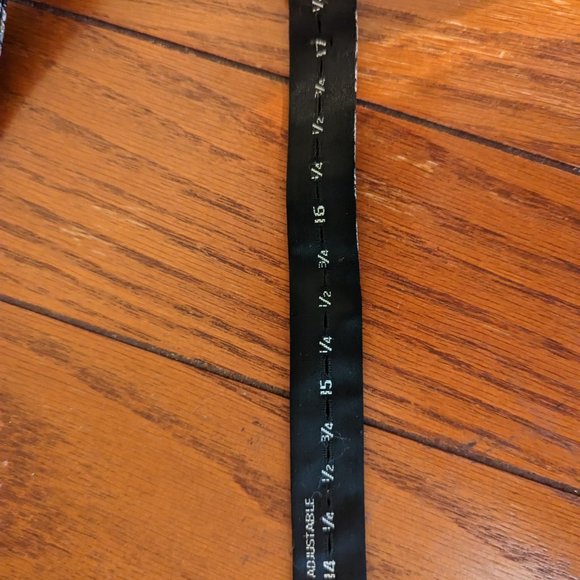 Pierre Cardin Blue Beige & Tan Checked Handmade Polyester Adjustable Bow Tie - Picture 4 of 5